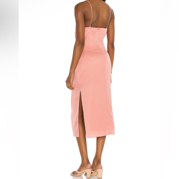 NWOT Song of Style Sela Midi Dress in Copper M - Picture 3 of 5